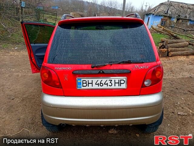 Красный Дэу Матиз, объемом двигателя 1 л и пробегом 132 тыс. км за 2500 $, фото 1 на Automoto.ua