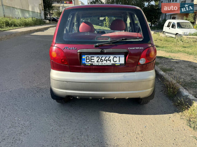 Червоний Деу Матіз, об'ємом двигуна 1 л та пробігом 122 тис. км за 2800 $, фото 7 на Automoto.ua