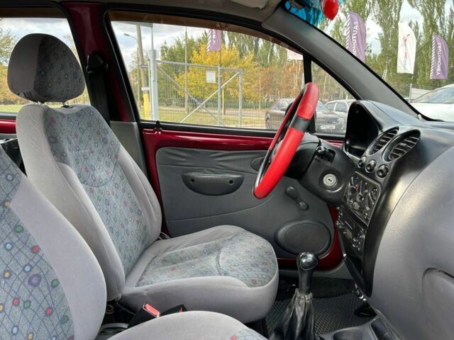 Червоний Деу Матіз, об'ємом двигуна 0.8 л та пробігом 220 тис. км за 1800 $, фото 8 на Automoto.ua