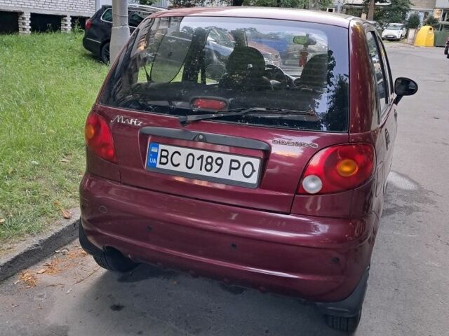 Красный Дэу Матиз, объемом двигателя 1 л и пробегом 120 тыс. км за 1700 $, фото 2 на Automoto.ua
