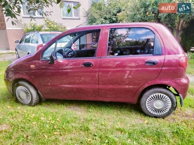 Красный Дэу Матиз, объемом двигателя 0.8 л и пробегом 130 тыс. км за 2800 $, фото 7 на Automoto.ua