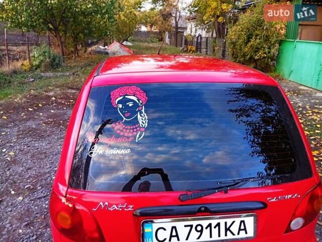 Деу Матіз 2007 у Золотоноше на Automoto.ua Червоний Деу Матіз, об'ємом двигуна 0.8 л та пробігом 138 тис. км за 2599 $, фото 3 на Automoto.ua