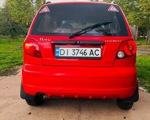 Красный Дэу Матиз, объемом двигателя 0.8 л и пробегом 130 тыс. км за 3000 $, фото 5 на Automoto.ua