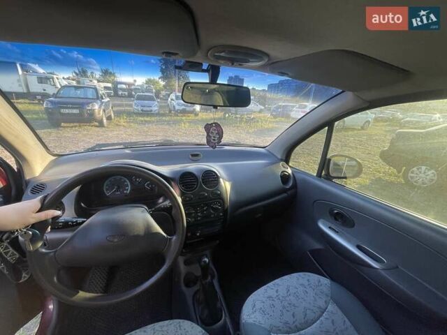 Красный Дэу Матиз, объемом двигателя 1 л и пробегом 168 тыс. км за 1500 $, фото 3 на Automoto.ua
