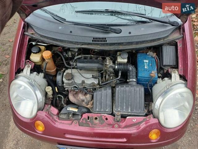 Красный Дэу Матиз, объемом двигателя 0.8 л и пробегом 135 тыс. км за 2550 $, фото 9 на Automoto.ua