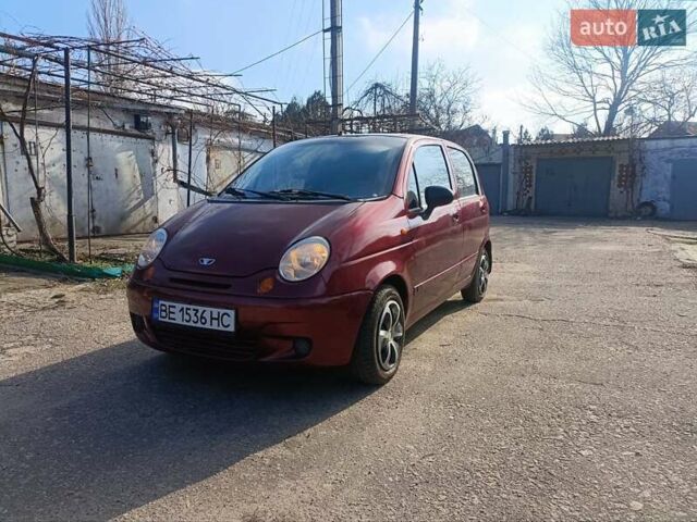 Красный Дэу Матиз, объемом двигателя 0.8 л и пробегом 136 тыс. км за 3000 $, фото 5 на Automoto.ua
