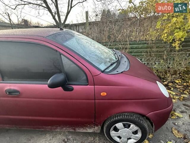 Червоний Деу Матіз, об'ємом двигуна 0.8 л та пробігом 96 тис. км за 2300 $, фото 3 на Automoto.ua