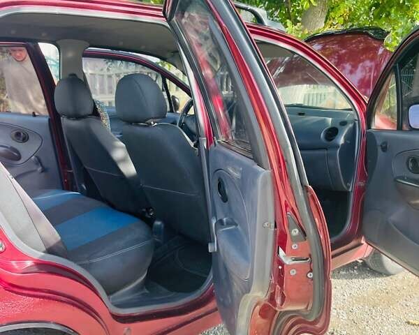Красный Дэу Матиз, объемом двигателя 0.8 л и пробегом 125 тыс. км за 2200 $, фото 6 на Automoto.ua