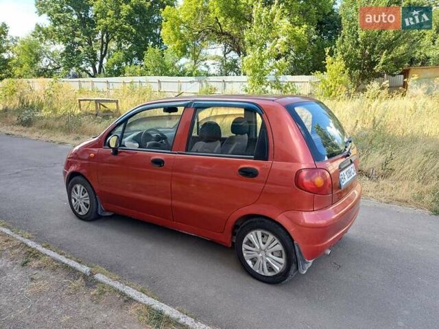 Красный Дэу Матиз, объемом двигателя 0.8 л и пробегом 178 тыс. км за 2600 $, фото 8 на Automoto.ua