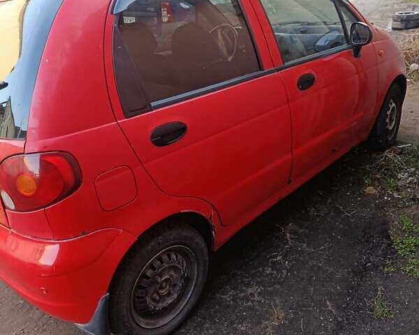 Червоний Деу Матіз, об'ємом двигуна 0.8 л та пробігом 116 тис. км за 1250 $, фото 4 на Automoto.ua