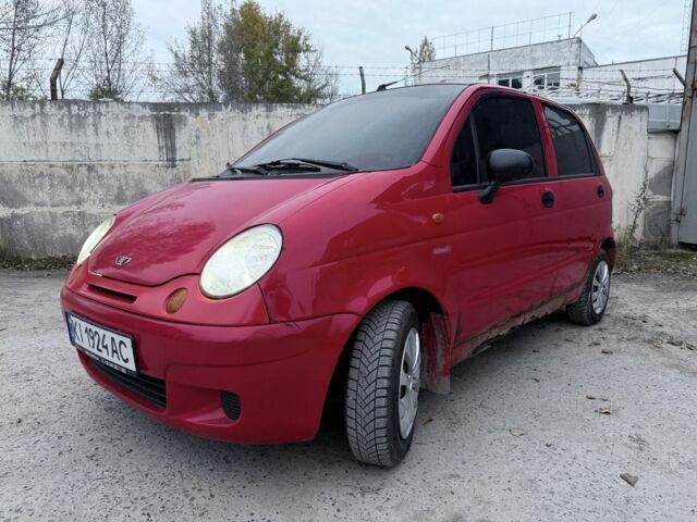 Красный Дэу Матиз, объемом двигателя 0.8 л и пробегом 180 тыс. км за 1750 $, фото 1 на Automoto.ua