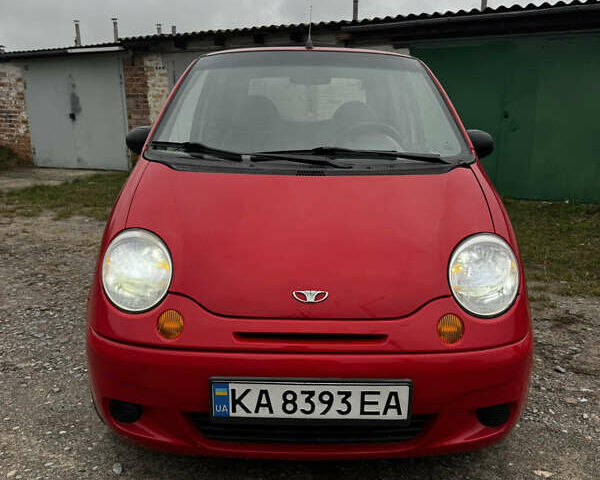 Червоний Деу Матіз, об'ємом двигуна 0.8 л та пробігом 210 тис. км за 2100 $, фото 1 на Automoto.ua