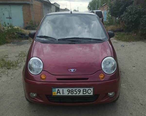 Красный Дэу Матиз, объемом двигателя 0.8 л и пробегом 125 тыс. км за 1800 $, фото 3 на Automoto.ua