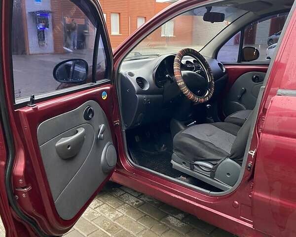 Красный Дэу Матиз, объемом двигателя 0.8 л и пробегом 157 тыс. км за 2200 $, фото 5 на Automoto.ua