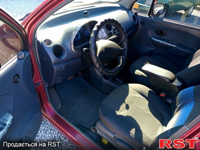 Красный Дэу Матиз, объемом двигателя 0.8 л и пробегом 130 тыс. км за 3800 $, фото 6 на Automoto.ua