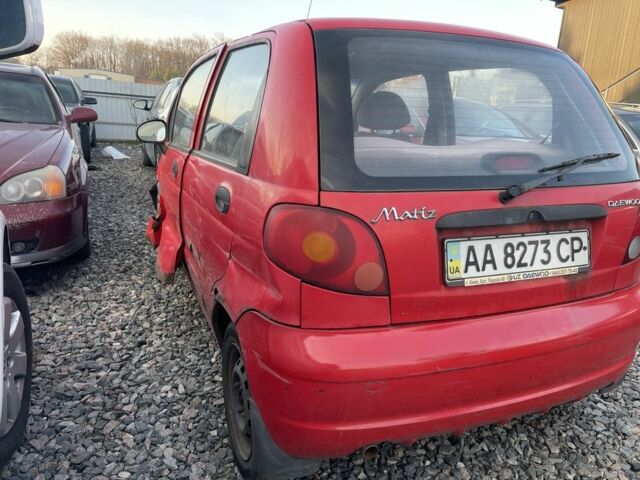 Красный Дэу Матиз, объемом двигателя 0.8 л и пробегом 132 тыс. км за 600 $, фото 2 на Automoto.ua