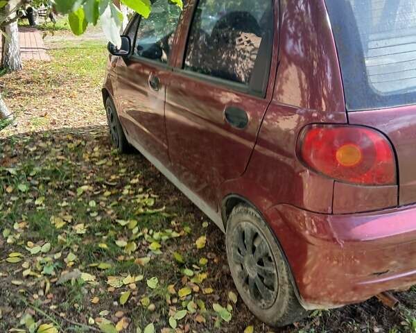 Червоний Деу Матіз, об'ємом двигуна 0.8 л та пробігом 192 тис. км за 2300 $, фото 4 на Automoto.ua