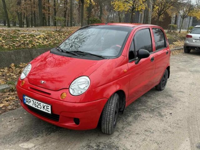 Красный Дэу Матиз, объемом двигателя 0.8 л и пробегом 109 тыс. км за 3500 $, фото 1 на Automoto.ua