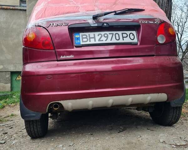 Красный Дэу Матиз, объемом двигателя 0.8 л и пробегом 250 тыс. км за 1800 $, фото 4 на Automoto.ua