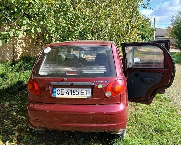 Червоний Деу Матіз, об'ємом двигуна 0.8 л та пробігом 191 тис. км за 2100 $, фото 7 на Automoto.ua