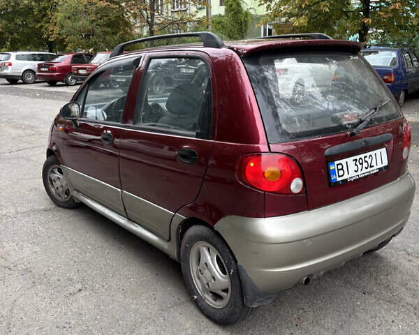Красный Дэу Матиз, объемом двигателя 1 л и пробегом 90 тыс. км за 1900 $, фото 3 на Automoto.ua