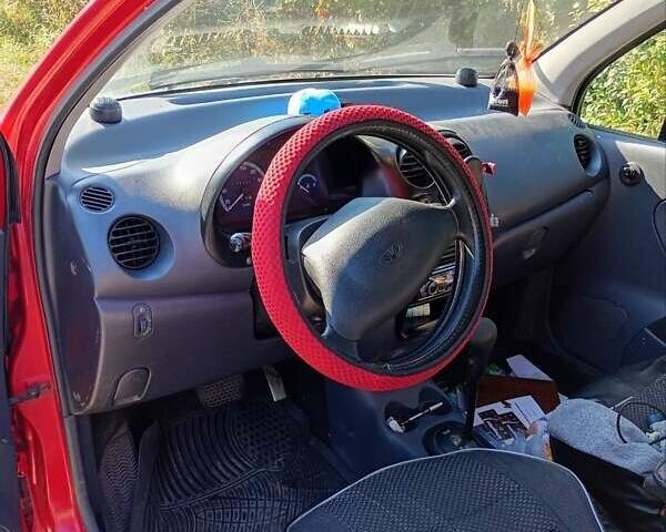 Красный Дэу Матиз, объемом двигателя 0.8 л и пробегом 180 тыс. км за 3200 $, фото 2 на Automoto.ua