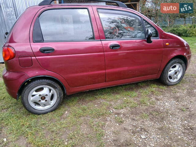 Червоний Деу Матіз, об'ємом двигуна 0.8 л та пробігом 156 тис. км за 3200 $, фото 4 на Automoto.ua