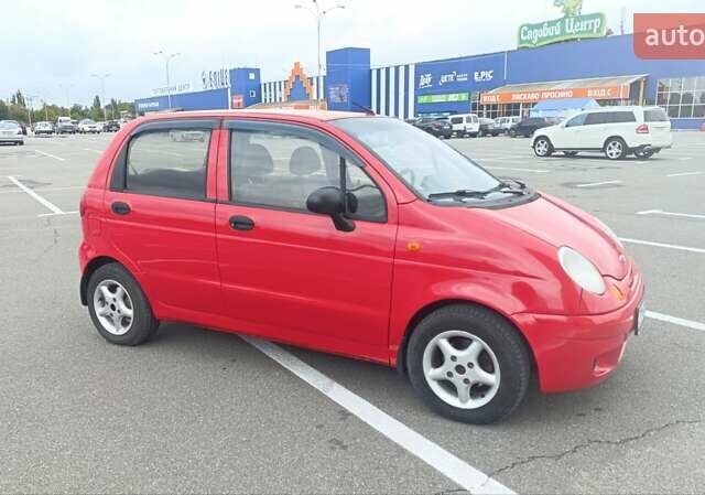 Красный Дэу Матиз, объемом двигателя 0.8 л и пробегом 126 тыс. км за 3300 $, фото 12 на Automoto.ua