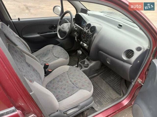 Червоний Деу Матіз, об'ємом двигуна 0.8 л та пробігом 186 тис. км за 2650 $, фото 8 на Automoto.ua