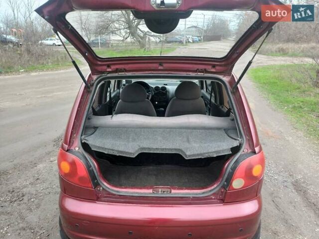 Червоний Деу Матіз, об'ємом двигуна 0.8 л та пробігом 186 тис. км за 2650 $, фото 12 на Automoto.ua