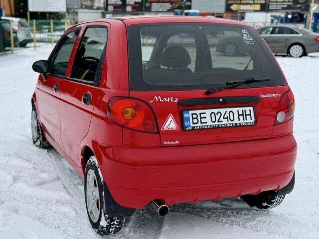 Красный Дэу Матиз, объемом двигателя 0.8 л и пробегом 93 тыс. км за 3450 $, фото 4 на Automoto.ua