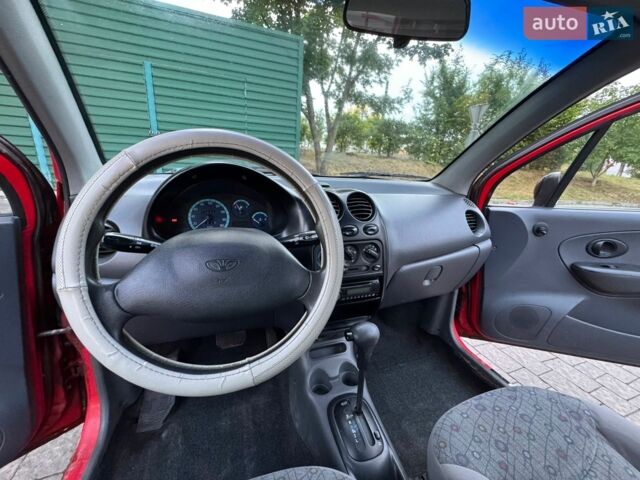 Красный Дэу Матиз, объемом двигателя 0.8 л и пробегом 106 тыс. км за 2200 $, фото 19 на Automoto.ua