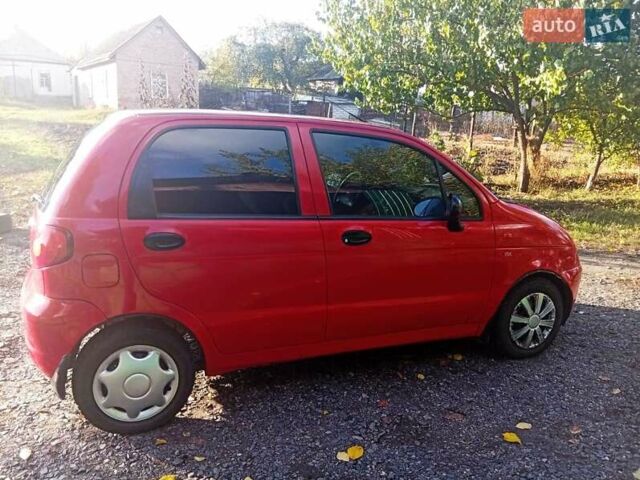 Красный Дэу Матиз, объемом двигателя 0.8 л и пробегом 138 тыс. км за 2499 $, фото 11 на Automoto.ua