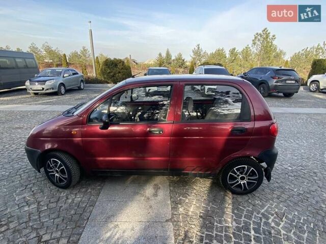 Красный Дэу Матиз, объемом двигателя 0.8 л и пробегом 139 тыс. км за 1500 $, фото 4 на Automoto.ua