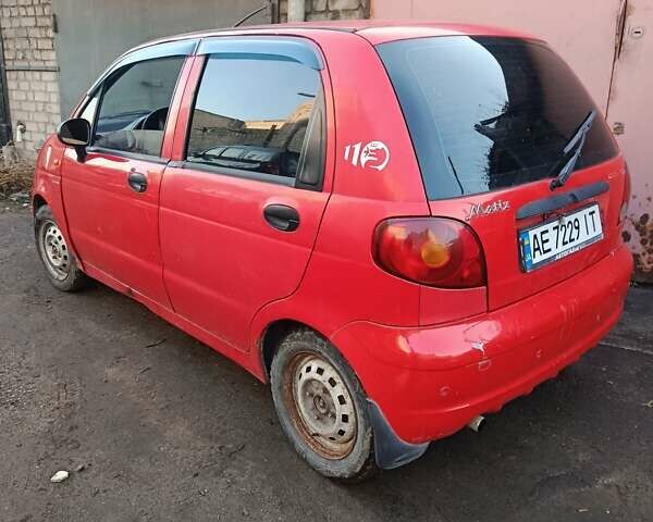 Червоний Деу Матіз, об'ємом двигуна 0.8 л та пробігом 116 тис. км за 1250 $, фото 1 на Automoto.ua