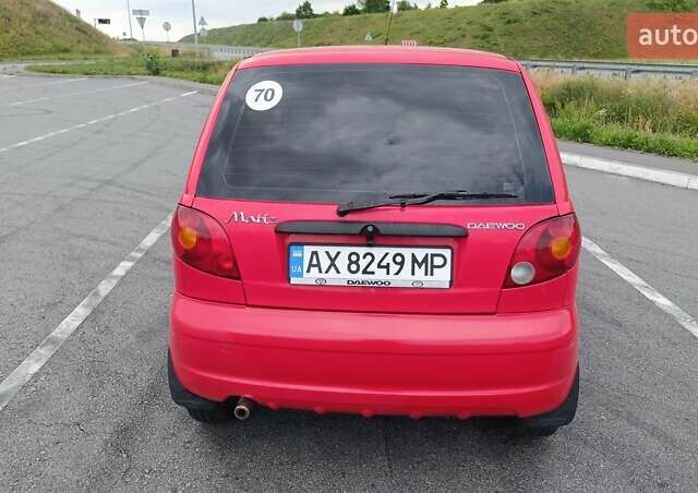 Червоний Деу Матіз, об'ємом двигуна 0.8 л та пробігом 117 тис. км за 3000 $, фото 7 на Automoto.ua