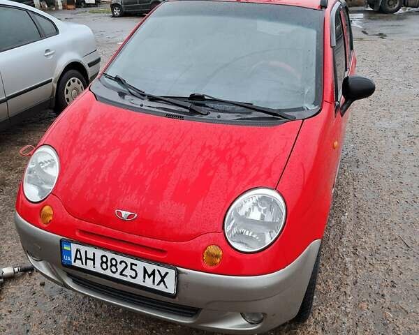 Червоний Деу Матіз, об'ємом двигуна 1 л та пробігом 100 тис. км за 1700 $, фото 1 на Automoto.ua