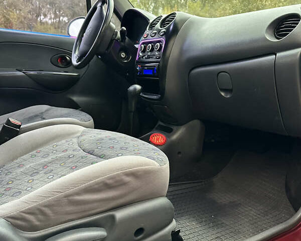Красный Дэу Матиз, объемом двигателя 0.8 л и пробегом 174 тыс. км за 2950 $, фото 25 на Automoto.ua