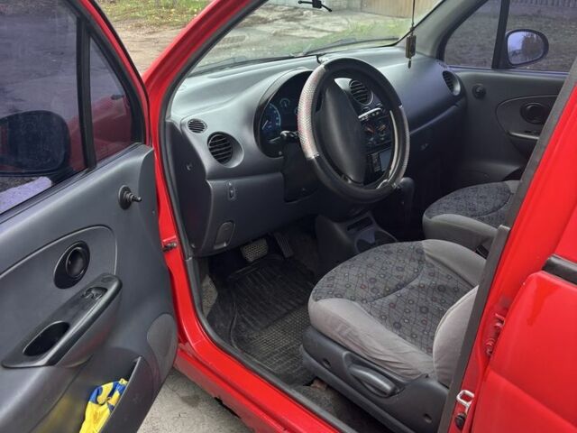 Красный Дэу Матиз, объемом двигателя 0.8 л и пробегом 132 тыс. км за 2200 $, фото 6 на Automoto.ua