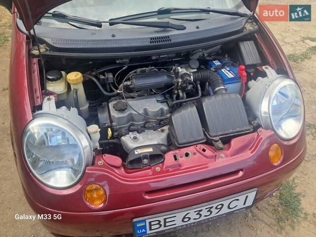 Красный Дэу Матиз, объемом двигателя 0.8 л и пробегом 181 тыс. км за 2600 $, фото 7 на Automoto.ua