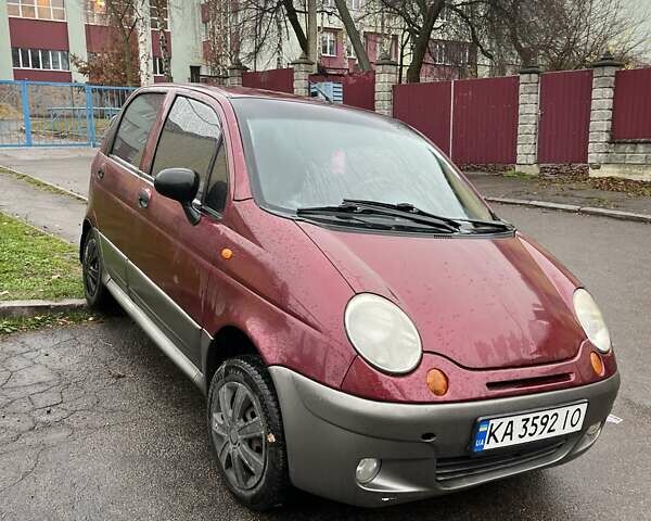 Красный Дэу Матиз, объемом двигателя 0.8 л и пробегом 165 тыс. км за 1700 $, фото 7 на Automoto.ua