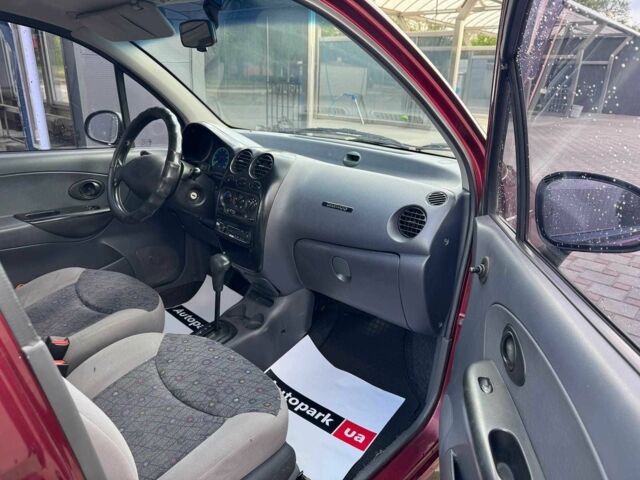 Красный Дэу Матиз, объемом двигателя 0.8 л и пробегом 95 тыс. км за 2740 $, фото 10 на Automoto.ua