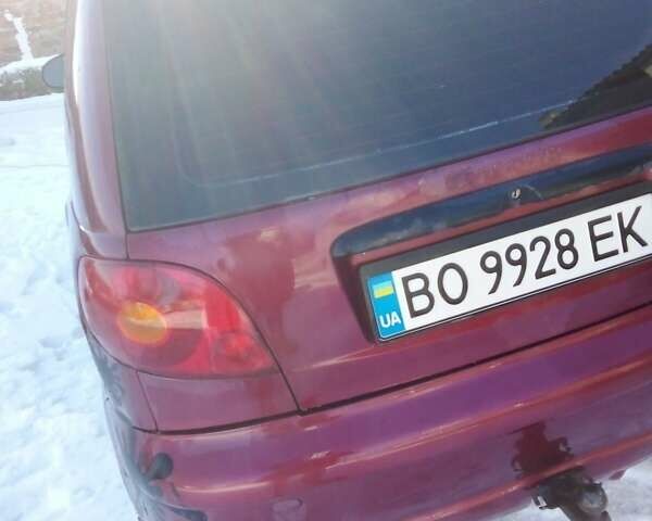 Червоний Деу Матіз, об'ємом двигуна 0.8 л та пробігом 240 тис. км за 1200 $, фото 1 на Automoto.ua