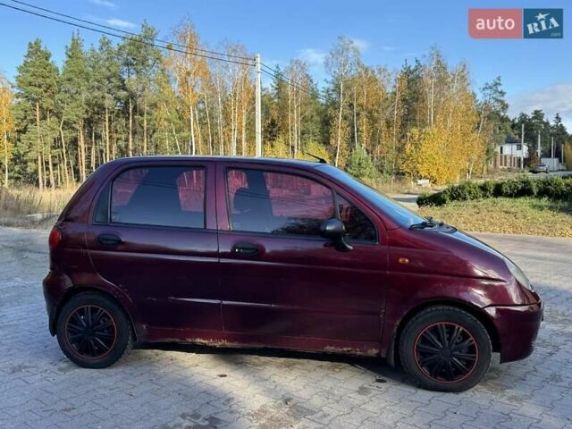 Красный Дэу Матиз, объемом двигателя 0.8 л и пробегом 140 тыс. км за 2800 $, фото 8 на Automoto.ua