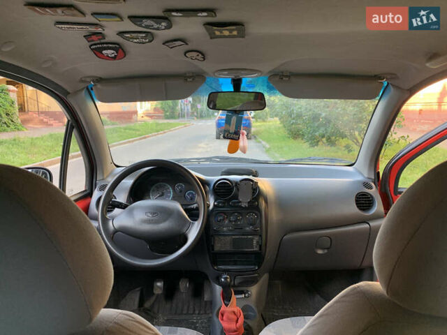 Красный Дэу Матиз, объемом двигателя 0.8 л и пробегом 105 тыс. км за 1400 $, фото 15 на Automoto.ua