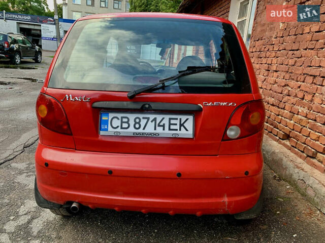 Красный Дэу Матиз, объемом двигателя 0.8 л и пробегом 105 тыс. км за 1400 $, фото 8 на Automoto.ua