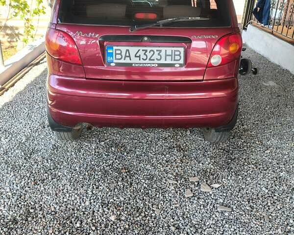 Червоний Деу Матіз, об'ємом двигуна 0.8 л та пробігом 81 тис. км за 2400 $, фото 2 на Automoto.ua