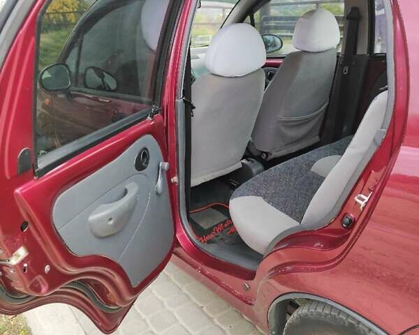 Красный Дэу Матиз, объемом двигателя 0.8 л и пробегом 124 тыс. км за 2550 $, фото 6 на Automoto.ua
