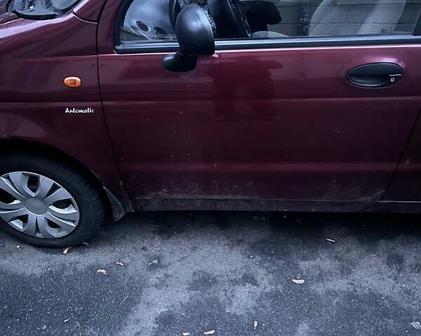 Красный Дэу Матиз, объемом двигателя 0.8 л и пробегом 149 тыс. км за 1750 $, фото 2 на Automoto.ua