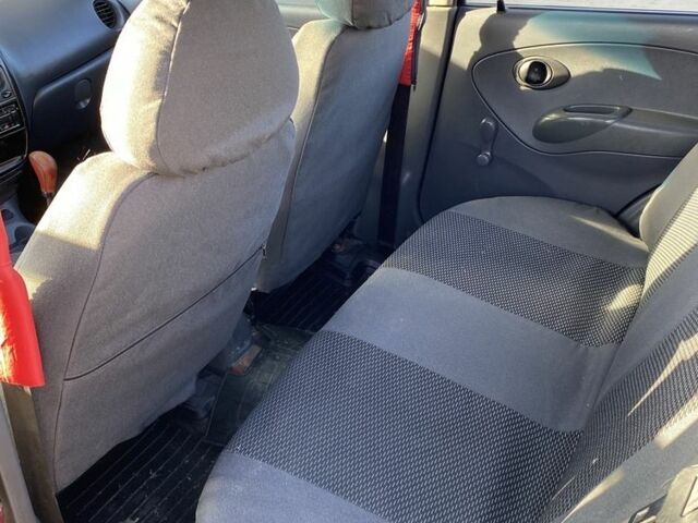 Красный Дэу Матиз, объемом двигателя 0.8 л и пробегом 167 тыс. км за 1400 $, фото 8 на Automoto.ua